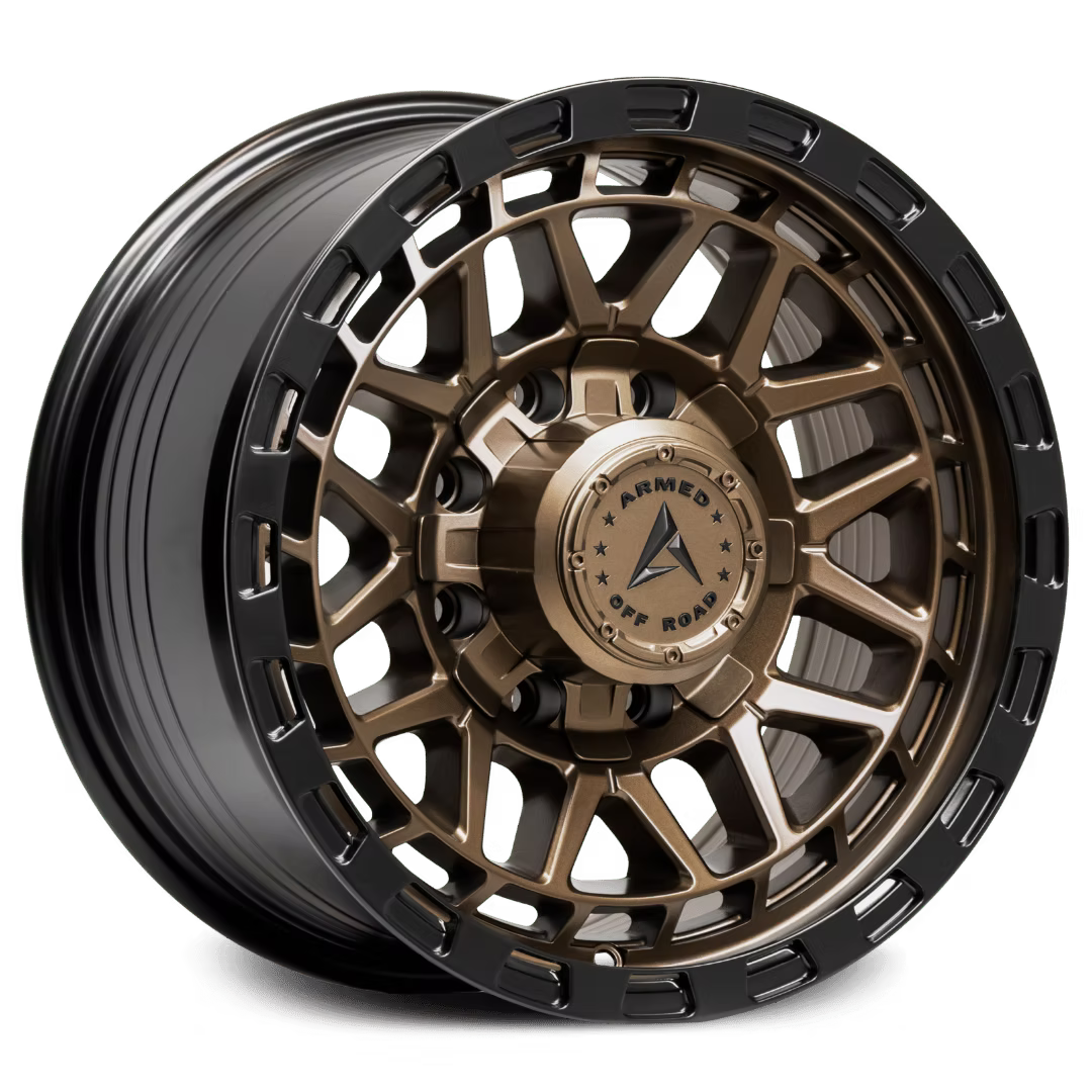 ARMED OFF-ROAD TANK 125.1 20x9 8x165.1|8x170 0 MATTE BLACK + BRONZE FACE