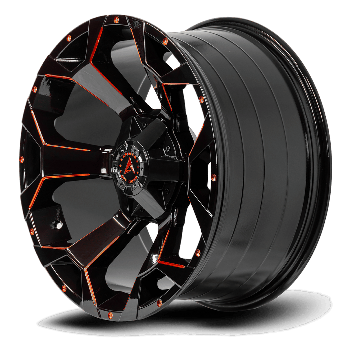 ARMED OFF-ROAD BOMBER 108.1 20x10 6x135|6x139.7 0 GLOSS BLACK RED MILLED