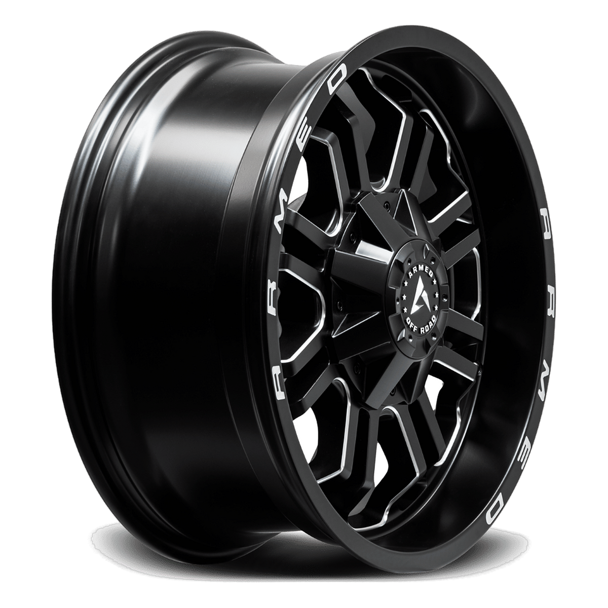 ARMED OFF-ROAD CANNON 125.1 20x9 8x165.1|Blank 0 MATTE BLACK MILLED + ARMED