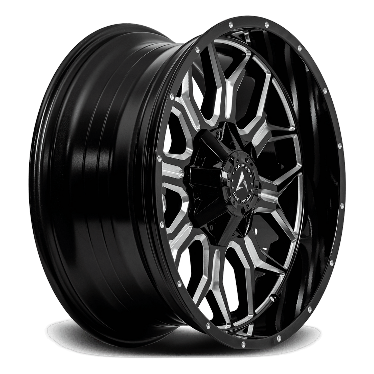 ARMED OFF-ROAD INFANTRY 108.1 22x10 6x135|6x139.7 0 GLOSS BLACK MILLED