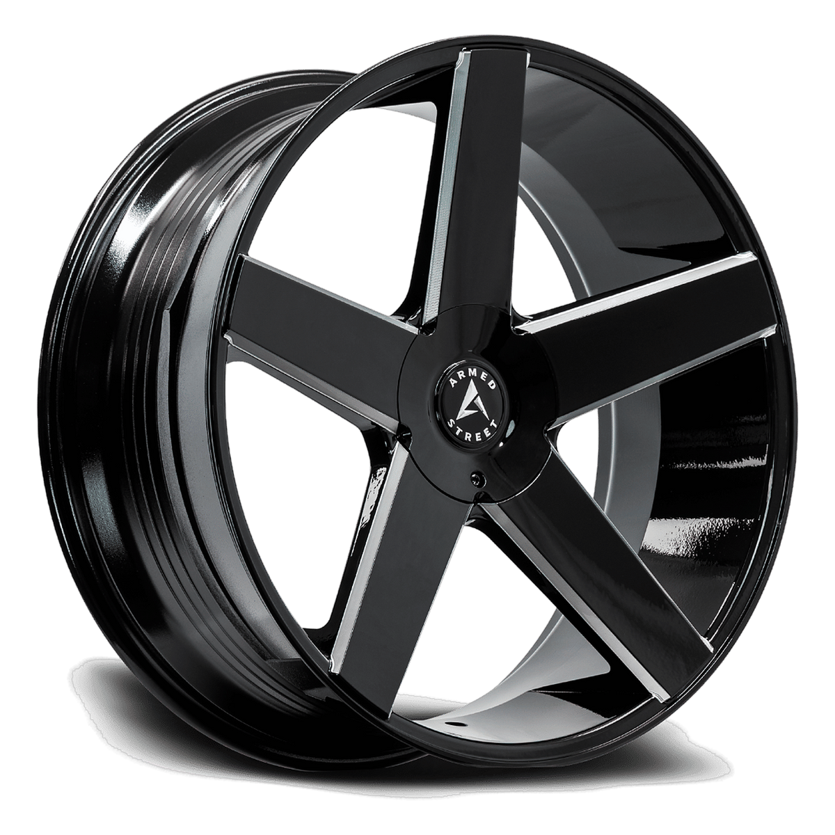 ARMED STREET HUSTLER 87.1 24x10 Blank 25 GLOSS BLACK MILLED