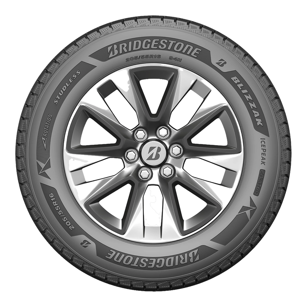 225/55R18 XL 102H LR2 BRIDGESTONE XL BLIZZAK ICEPEAK BL - Winter-Studless Tire