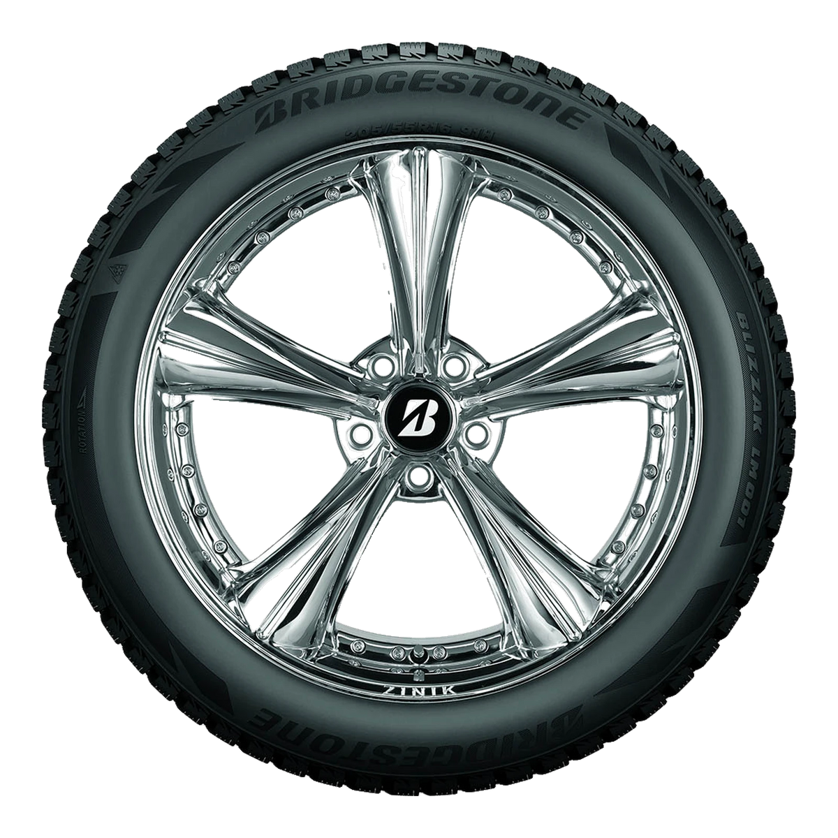 225/45R17 91H BRIDGESTONE BLIZZAK LM001 (RFT) BL - Winter-Studless Tire