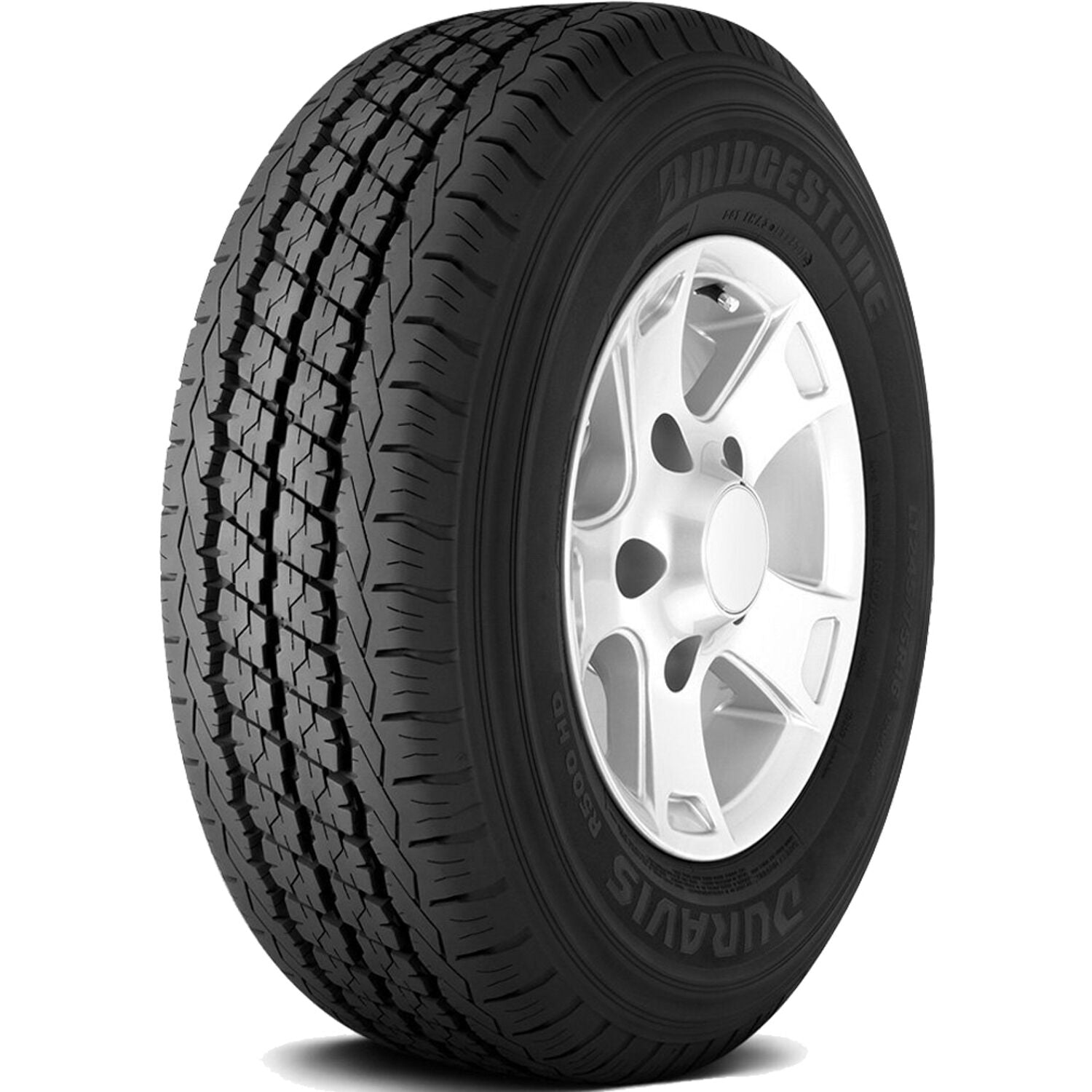 LT265/75R16 123R LRLRE BRIDGESTONE LRE DURAVIS R500 HD BLACK - All-Season Tire