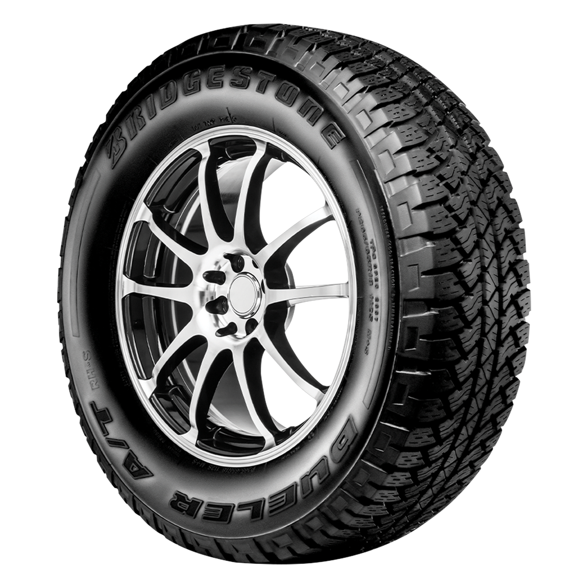 LT265/70R17 112Q LRC BRIDGESTONE DUELER A/T RH-S BW - All-Season Tire