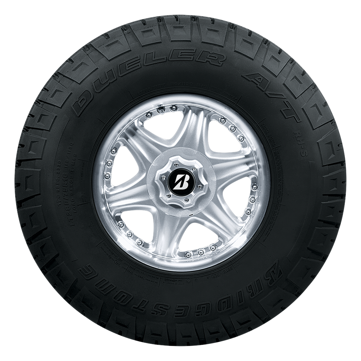 LT265/70R17 112Q LRC BRIDGESTONE DUELER A/T RH-S BW - All-Season Tire