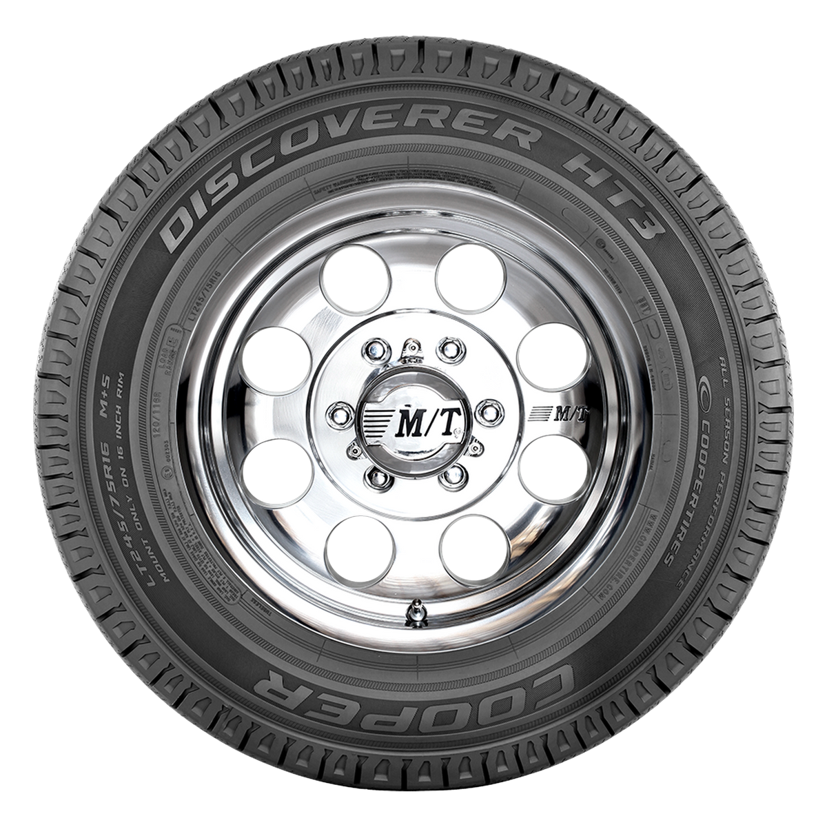 LT245/75R17 121S LRE COOPER DISCOVERER HT3 BW - All-Season Tire
