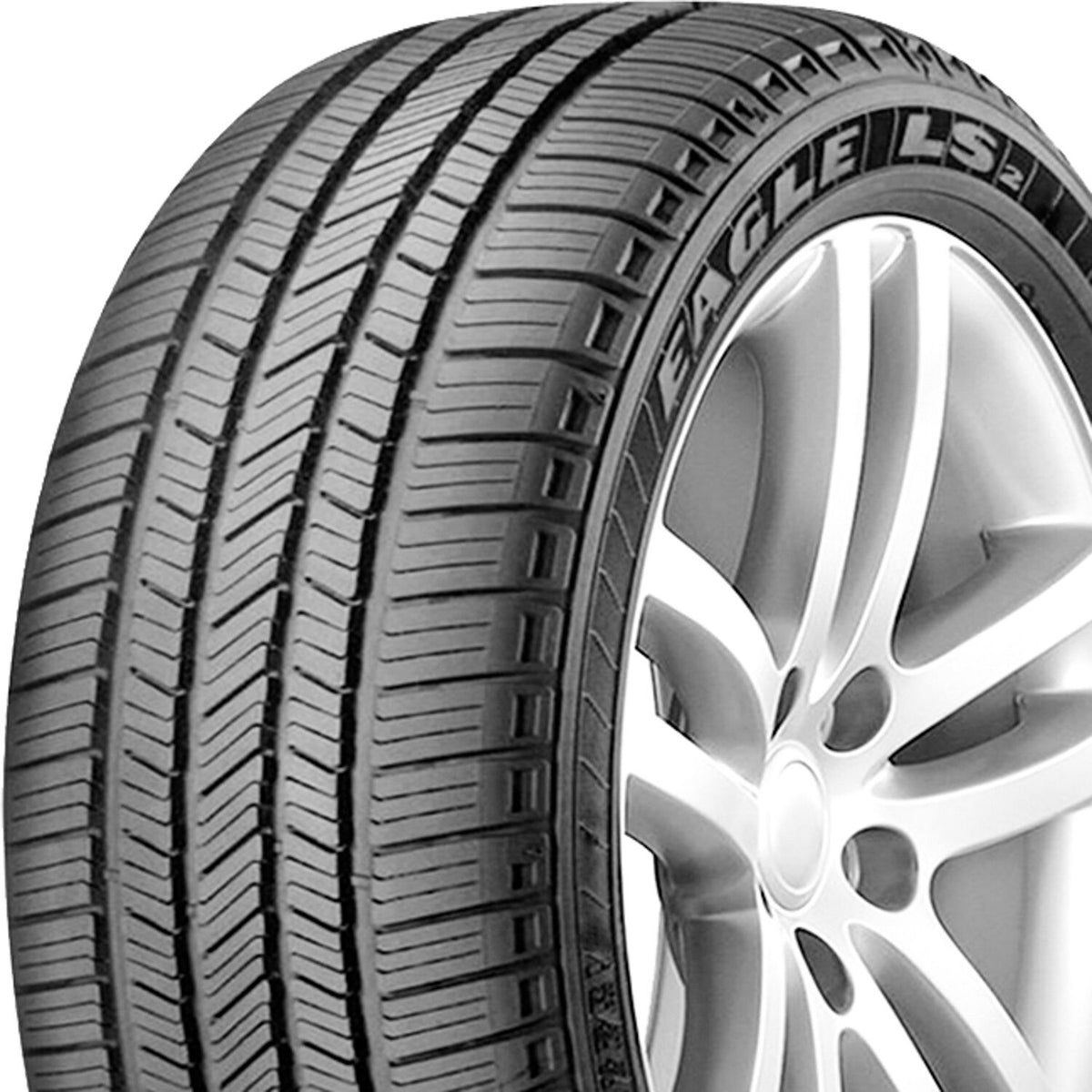 235/60R17 XL 103S LR2 GOODYEAR XL EAGLE LS FLANC WHITE ETROIT - All-Season Tire