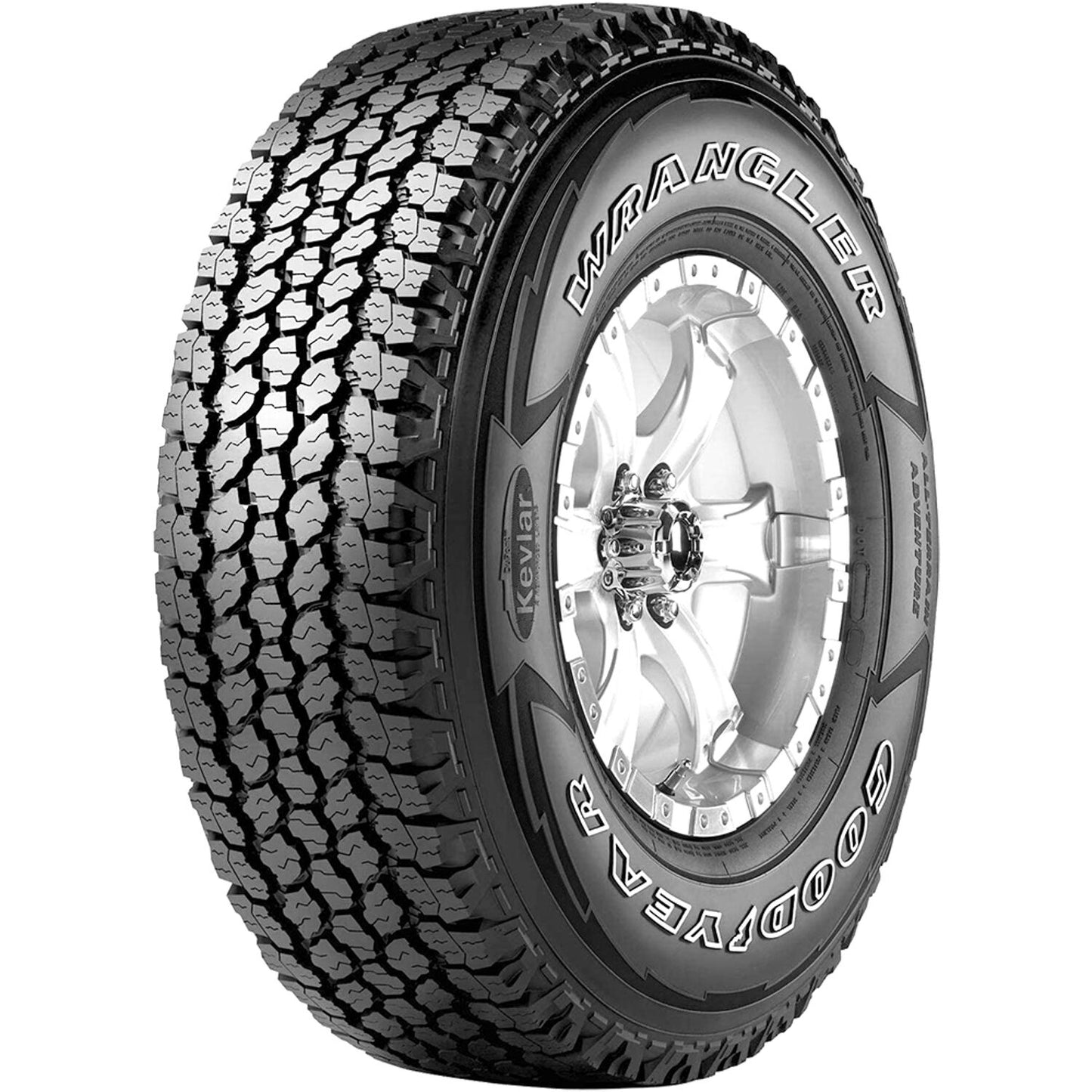 Goodyear LRE WRANGLER A/T ADVENTURE WITH KEVLAR BLACK LT235/80R17 tire