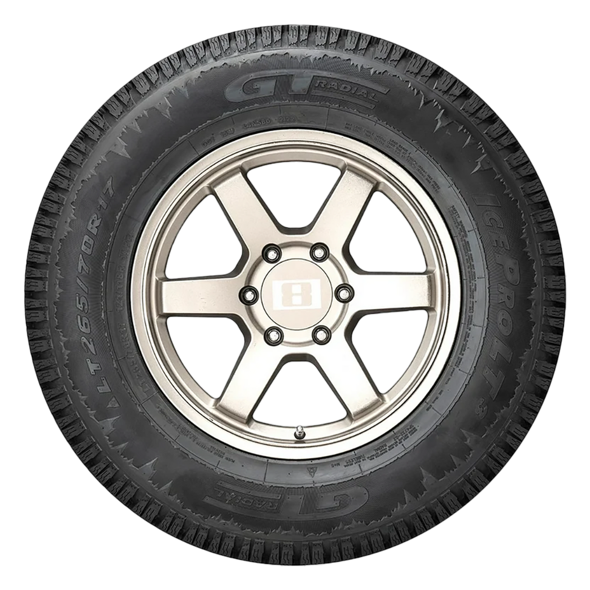 LT265/70R17 121R LRE GT RADIAL ICEPRO LT3 - Winter-Studdable Tire