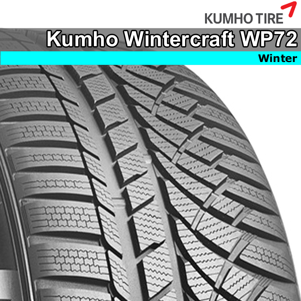 185/55R15 82T KUMHO WINTERCRAFT WP72 - Winter-Studless Tire