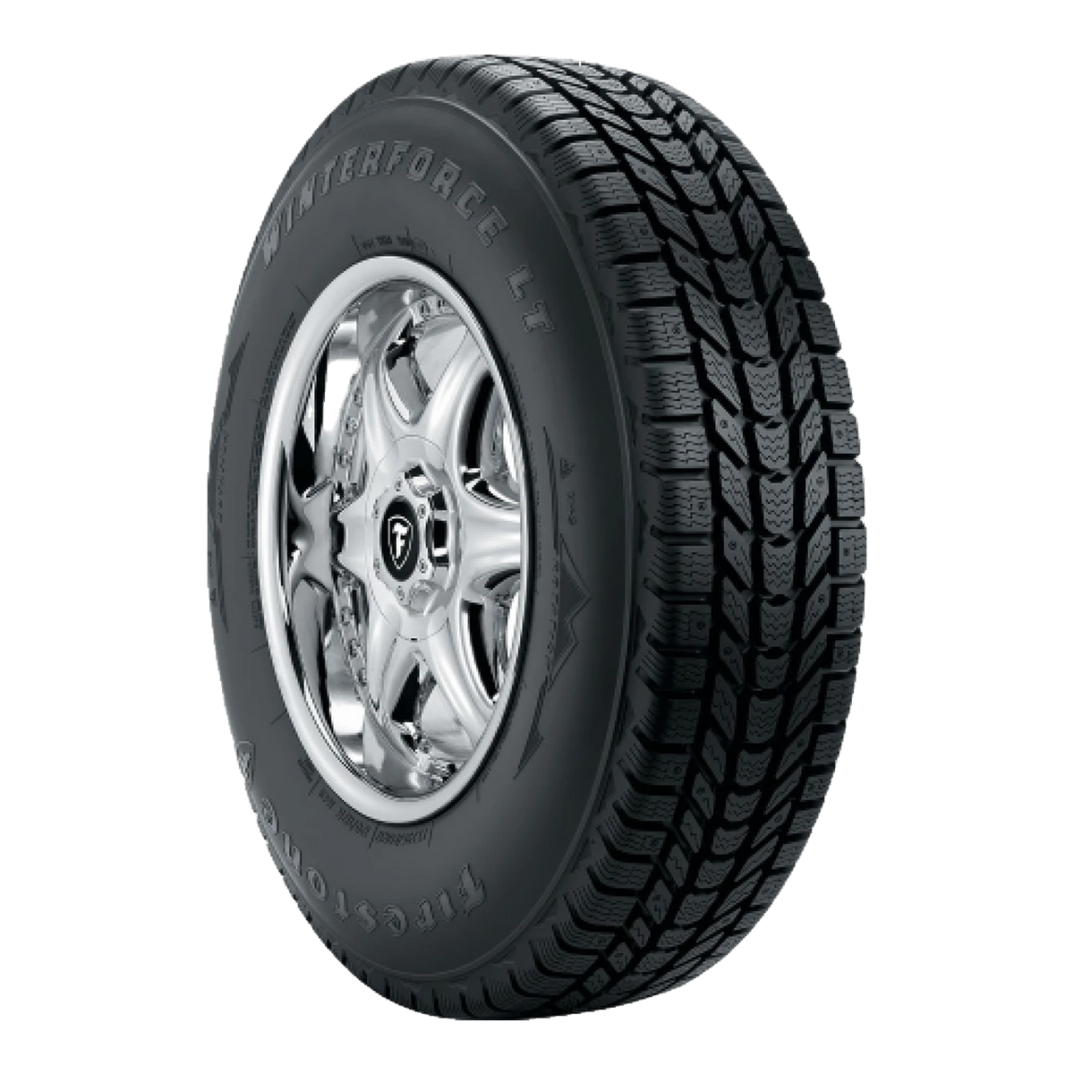 LT225/75R17 98Y LRE FIRESTONE WINTERFORCE LT BW - Winter-Studdable Tire