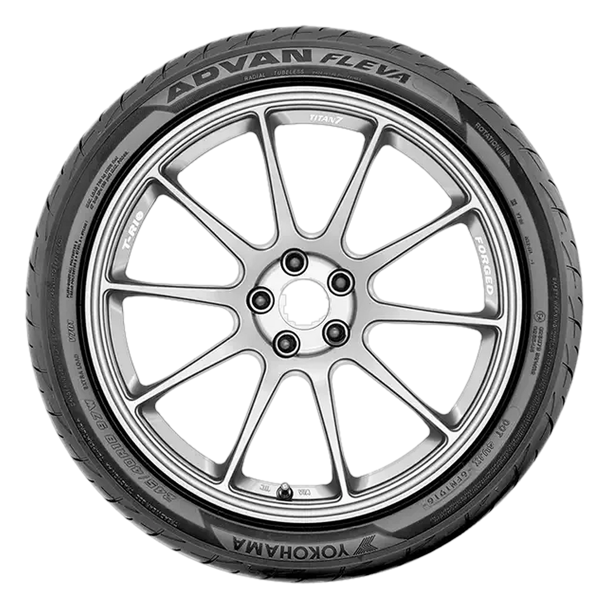 205/55R15 88V YOKOHAMA ADVAN FLEVA V701 BLACK - All-Season Tire