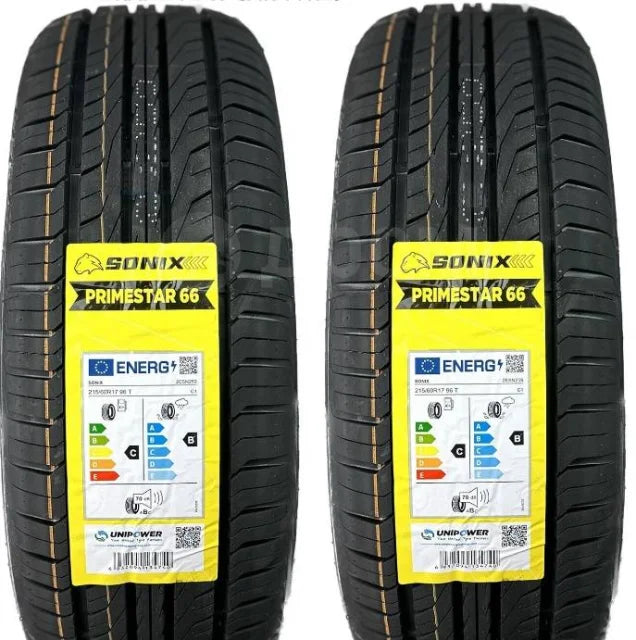 215/60R17 96T SONIX PRIMESTAR 66 BW - All-Season Tire