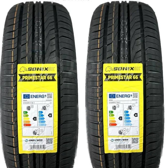 215/60R17 96T SONIX PRIMESTAR 66 BW - All-Season Tire