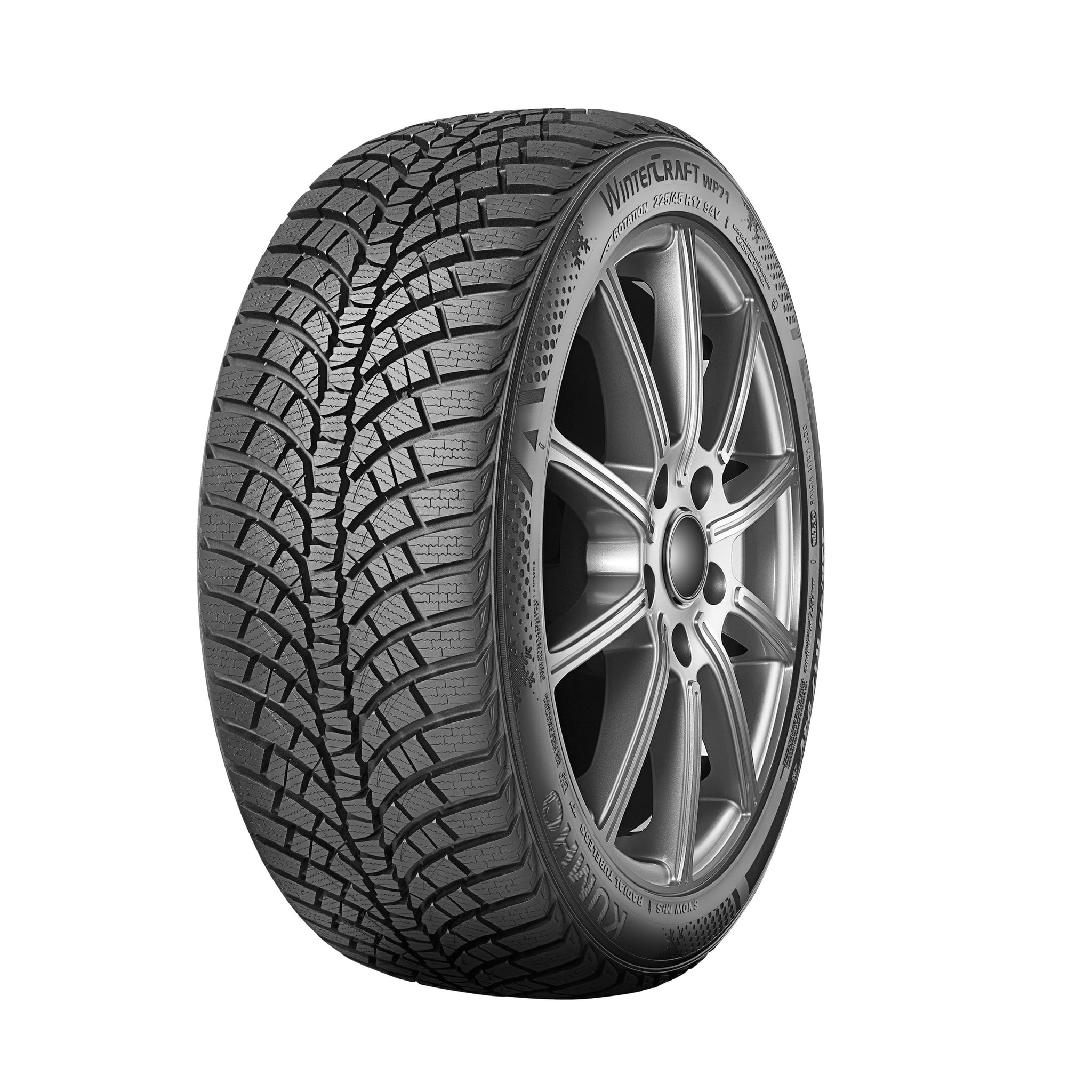Kumho XL WINTERCRAFT WP71 BLACK 255/35R18 tire
