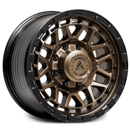 ARMED OFF-ROAD TANK 78.1 18x9 5x127|5x139.7 12 MATTE BLACK + BRONZE FACE