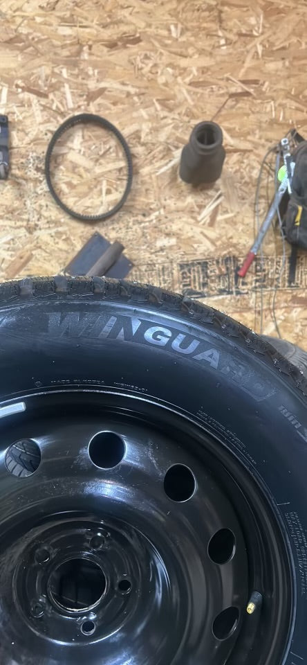 245/60R18 STUDDED 105T NEXEN Winguard Winspike 3 Tire on 18x7.5 5-112 OFFSET 45 CB. 66.6 DTD wheel