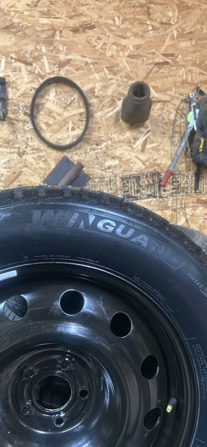 245/60R18 STUDDED 105T NEXEN Winguard Winspike 3 Tire on 18x7.5 5-112 OFFSET 45 CB. 66.6 DTD wheel