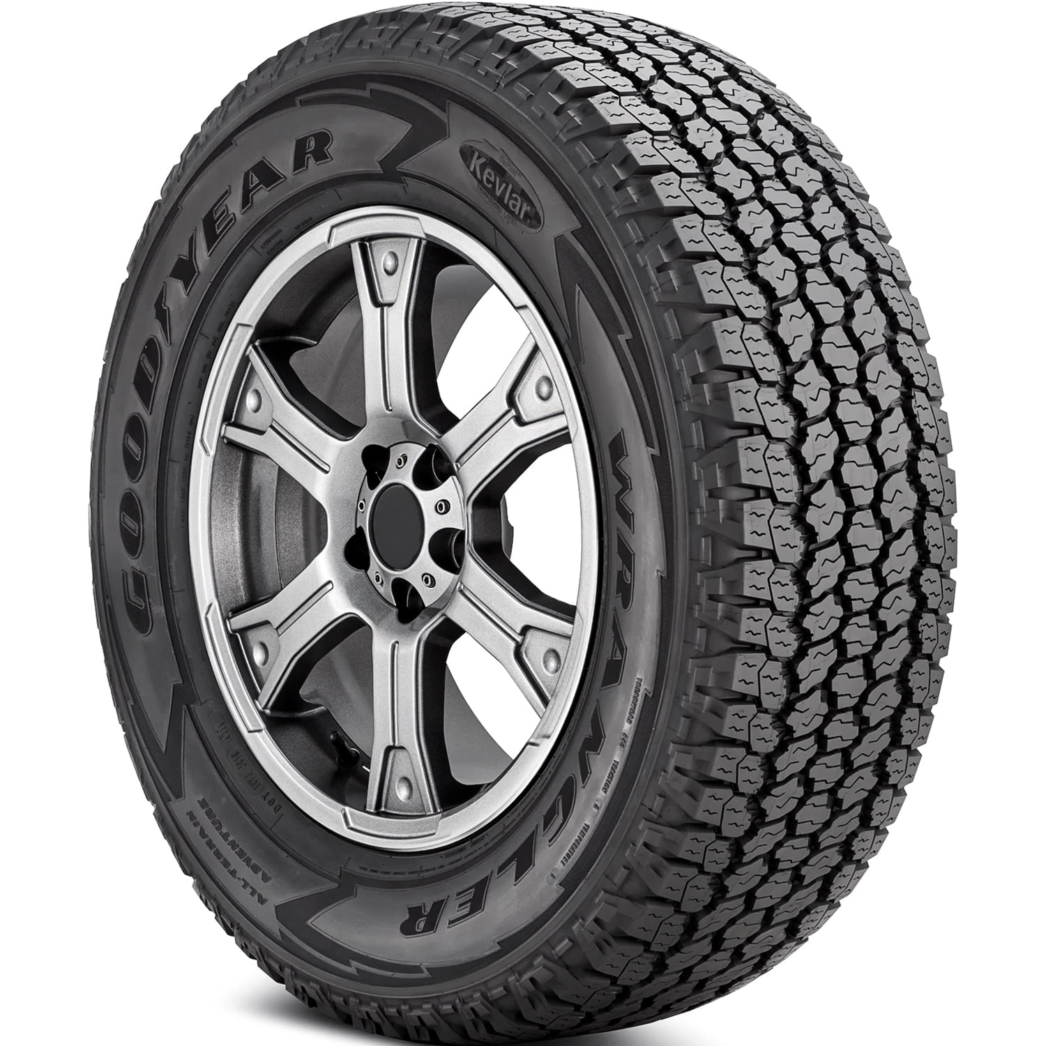 Goodyear LRE WRANGLER A/T ADVENTURE WITH KEVLAR BLACK LT265/70R18 tire