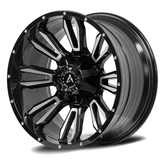 ARMED OFF-ROAD DAGGER 110.2 20x10 5x139.7|5x150 -24 GLOSS BLACK MILLED