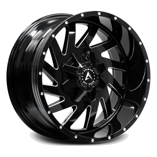ARMED OFF-ROAD AGGRESSOR 108.1 20x10 6x135|6x139.7 -24 GLOSS BLACK MILLED