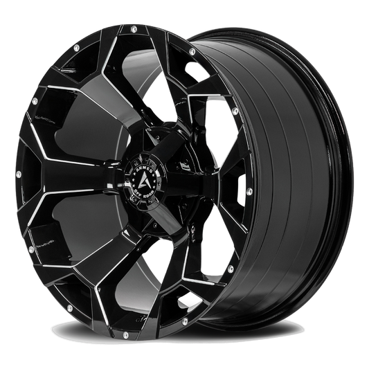 ARMED OFF-ROAD BOMBER 87.1 20x10 Blank 0 GLOSS BLACK MILLED