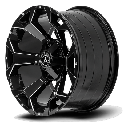 Armed Bomber Gloss Black Milled side view