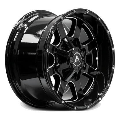 Armed Brigade Gloss Black Milled side view