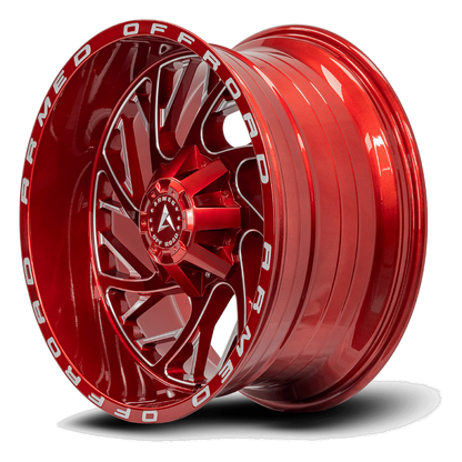 Armed Carnage Candy Red + Milling & Armed Writing side view