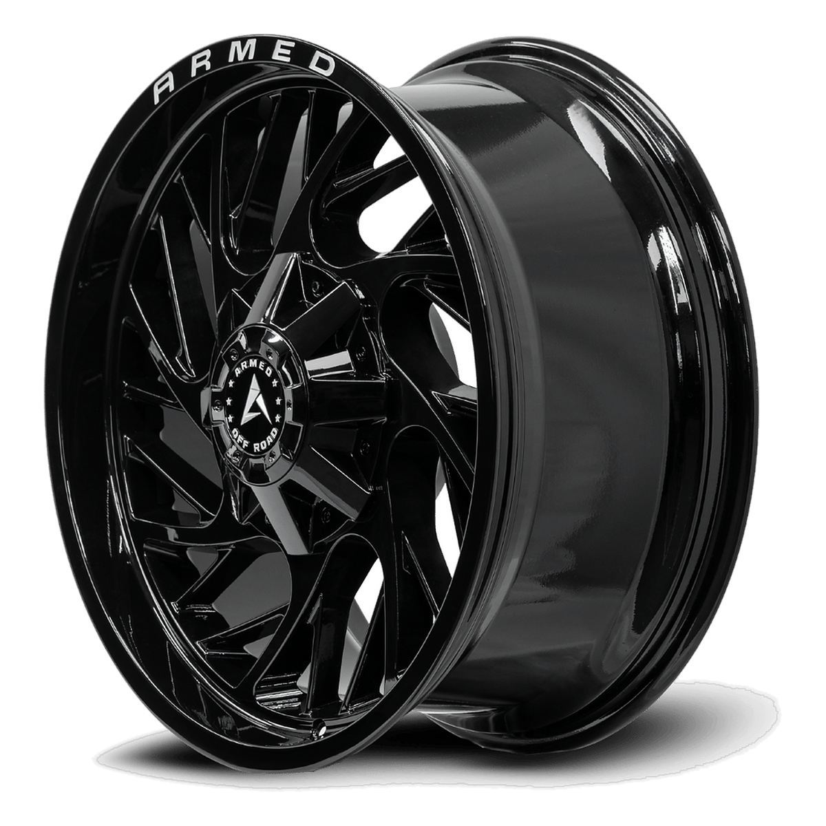 ARMED OFF-ROAD CARNAGE 110.1 20x12 5x139.7|5x150 -44 GLOSS BLACK + ARMED MILLING