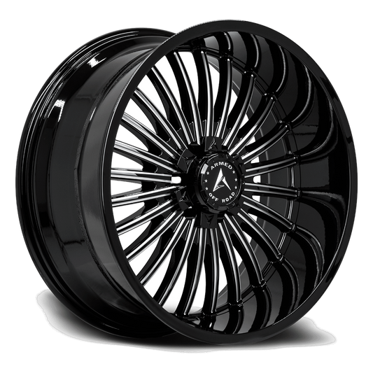ARMED OFF-ROAD FORCE 125.1 20x9 8x165.1|8x180 0 GLOSS BLACK MILLED