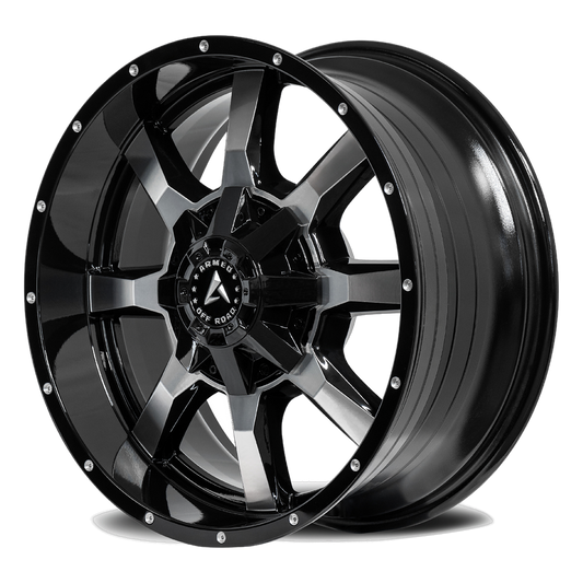 ARMED OFF-ROAD FRONTLINE 110.1 18x9 5x139.7|5x150 12 GLOSS BLACK MACHINED FACE