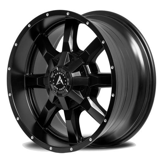 ARMED OFF-ROAD FRONTLINE 108.1 18x9 6x135|6x139.7 0 SATIN BLACK MILLED HOLES