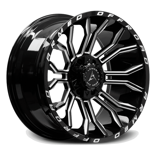 ARMED OFF-ROAD HAVOC 125.1 22x10 8x165.1|8x170 -18 GLOSS BLACK MILLED