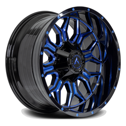 Armed Infantry Gloss Black Blue Milled side view