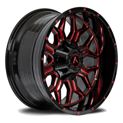 Armed Infantry Gloss Black Red Milled side view