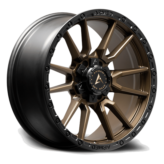 ARMED OFF-ROAD SPEAR 78.1 20x9 5x127|5x139.7 12 SATIN BLACK + SATIN BRONZE CENTER