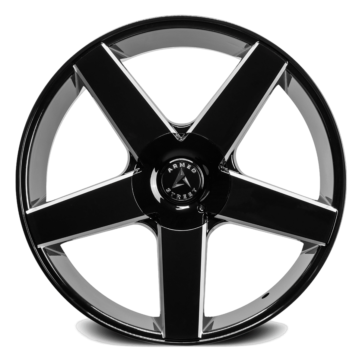 ARMED STREET HUSTLER 87.1 24x10 Blank 25 GLOSS BLACK MILLED