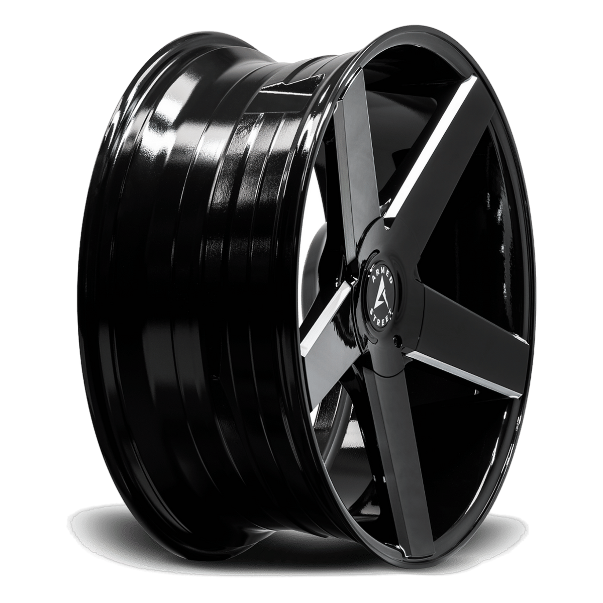 ARMED STREET HUSTLER 87.1 24x10 Blank 25 GLOSS BLACK MILLED