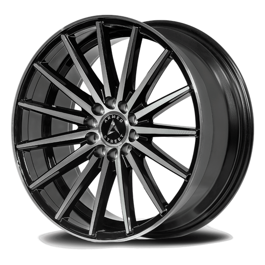 ARMED STREET RIVAL 74.1 19x8.5 5x108|5x110|5x120 32 GLOSS BLACK MACHINED FACE
