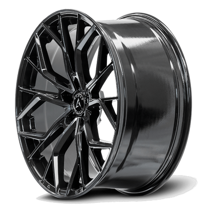 Armed Tactical Gloss Black Machined + Black Clear Coat side view