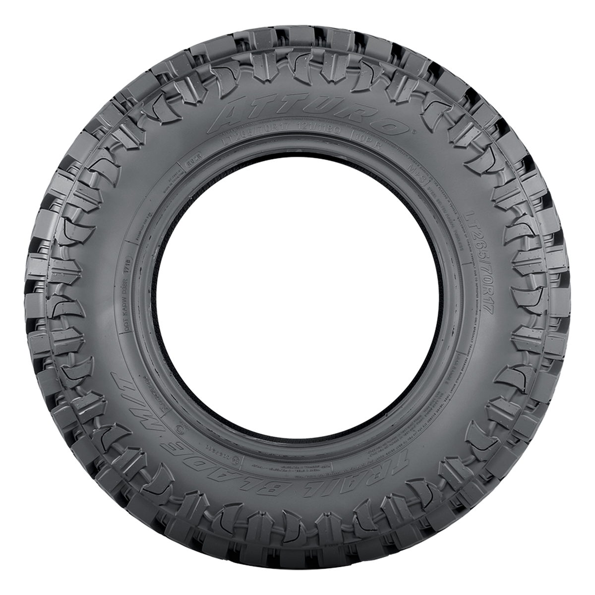 LT35X12.50R20 121Q LRE ATTURO TRAIL BLADE M/T - All-Season Tire