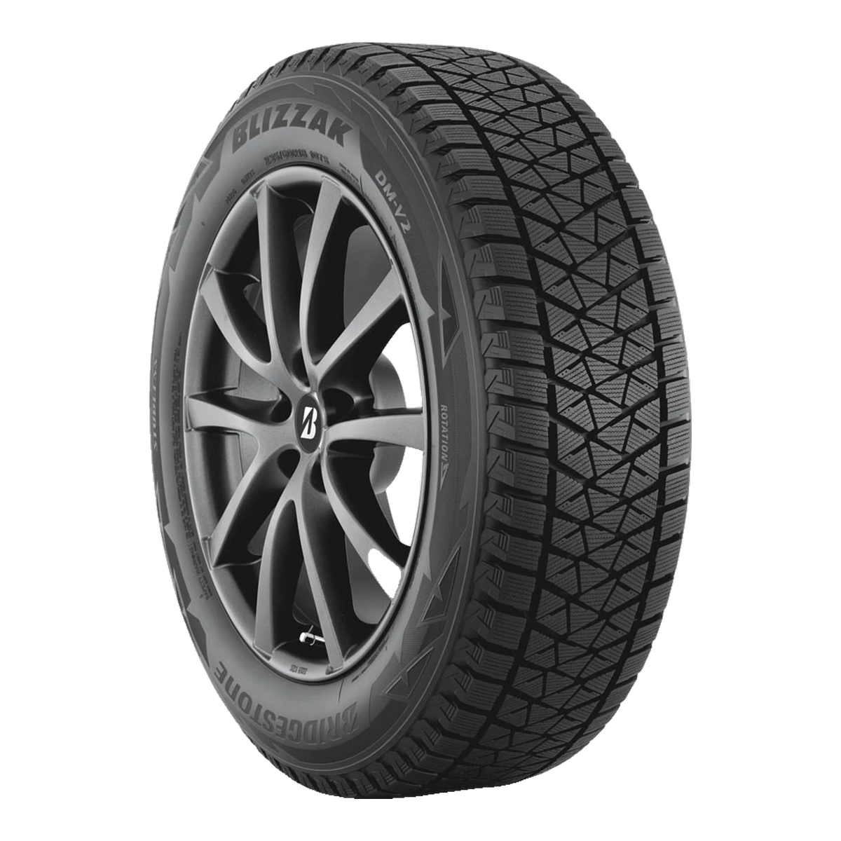 245/60R20 107S BRIDGESTONE BLIZZAK DM-V2 BLACK - Winter-Studless Tire