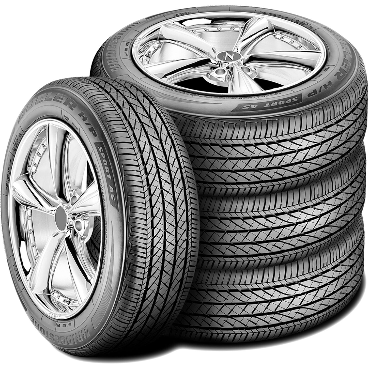Bridgestone XL DUELER H/P SPORT AS BLACK 245/50R19 tire