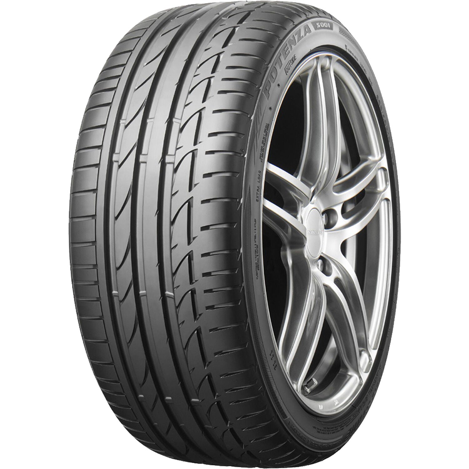 Bridgestone POTENZA S001 (RFT) BLACK 255/40R18 tire