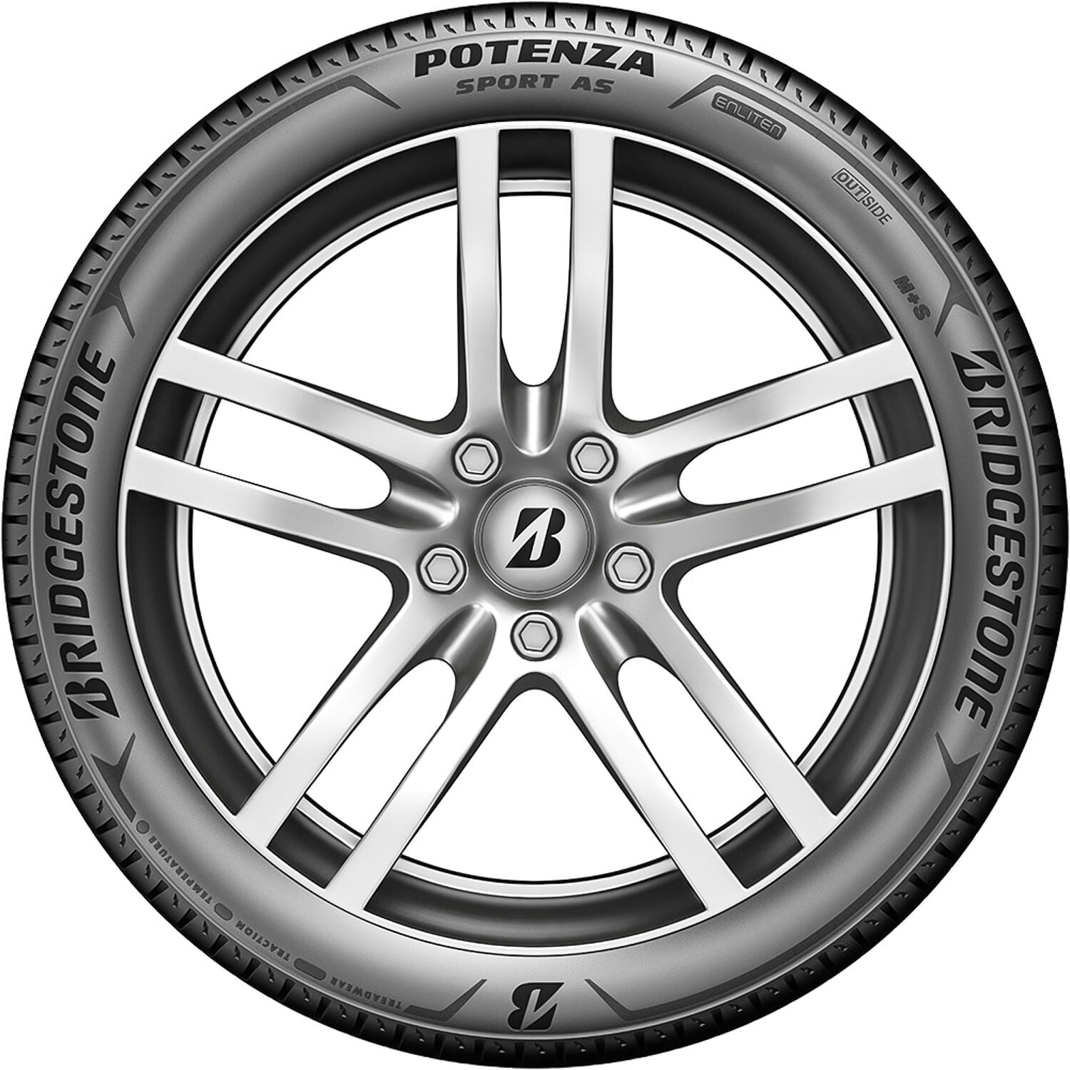 Bridgestone XL POTENZA SPORT AS BL 225/40R18 tire