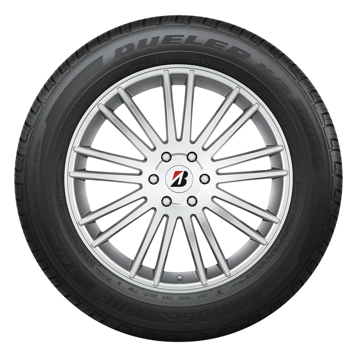 225/60R18 100H BRIDGESTONE DUELER H/P SPORT AS BLACK - All-Season Tire