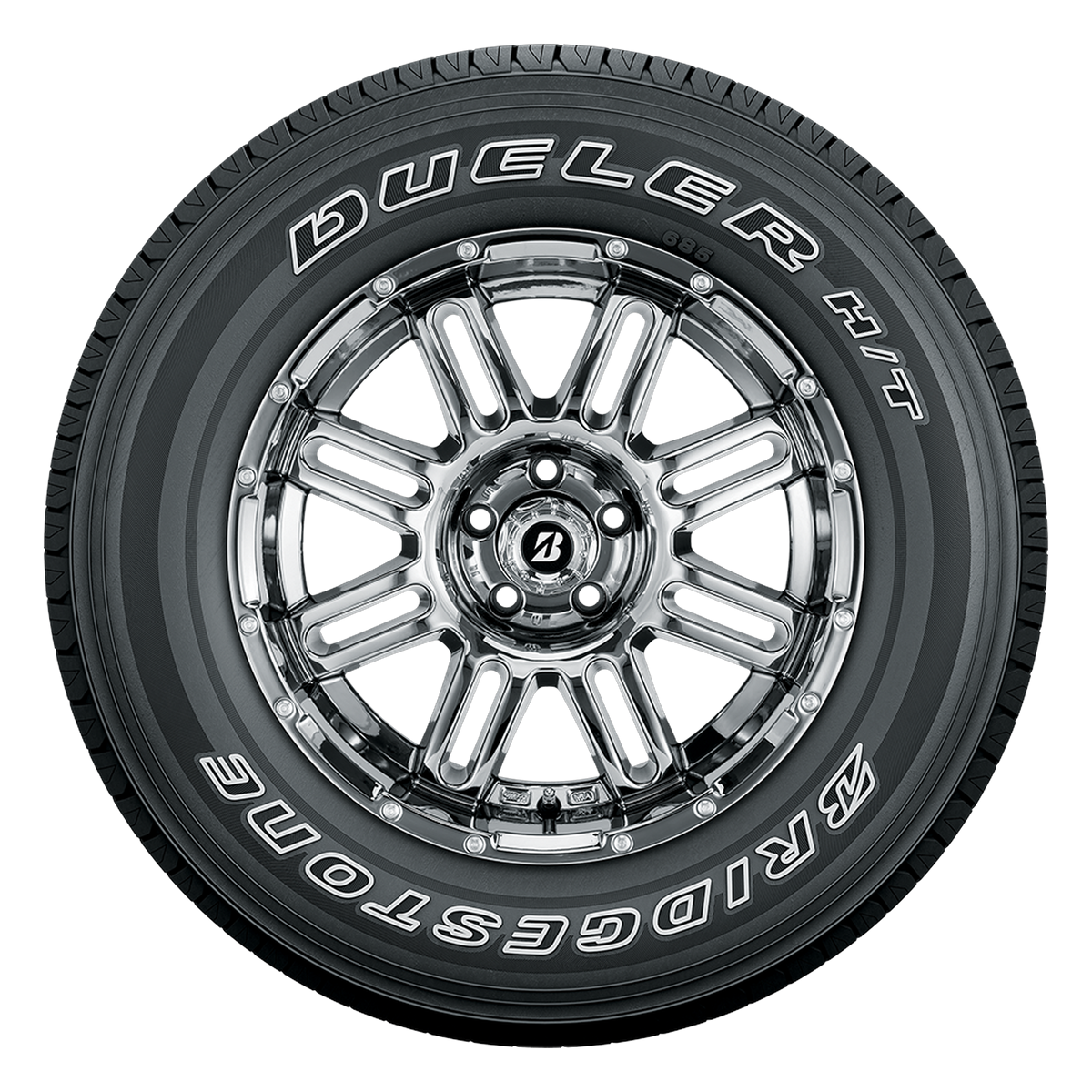 LT235/80R17 120R LRE BRIDGESTONE DUELER H/T 685 BW - All-Season Tire