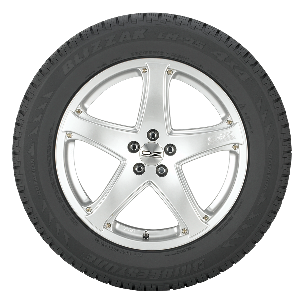 285/35R20 100V BRIDGESTONE BLIZZAK LM-25 (RFT) BLACK - Winter-Studless Tire